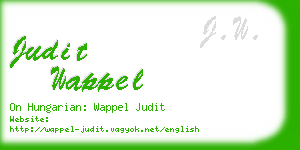 judit wappel business card